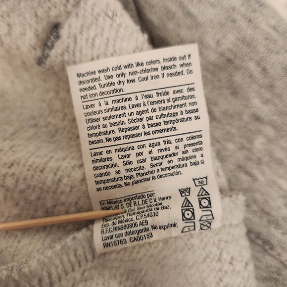 Champion Sweatshirt Logo Urban Fleece Pullover Front Pocket Unique Small EUC - Picture 14 of 14